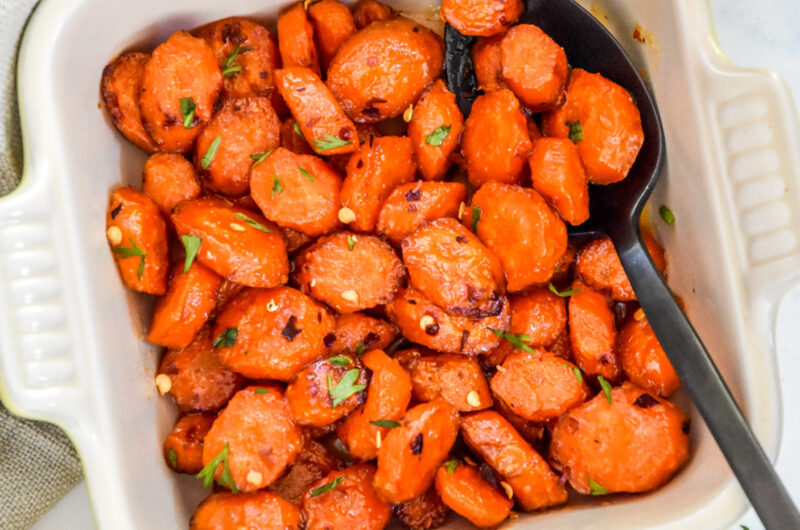 Honey-Sriracha Glazed Carrots