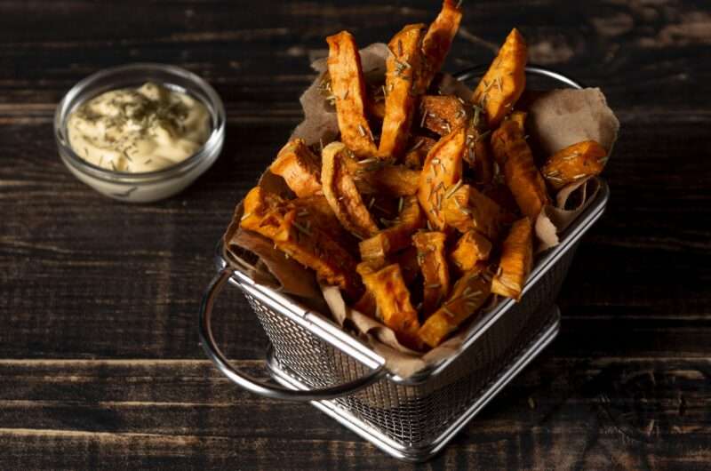 Sweet Potato Fries with a Chip on Their Shoulder