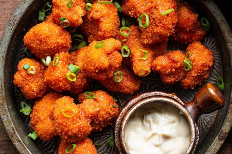 Fiery Buffalo Cauliflower Bites