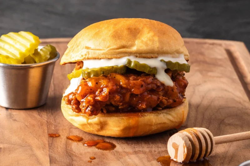 Hot Honey Crispy Chicken Sandwich