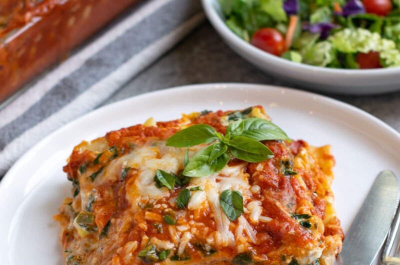 Spinach Ricotta Lasagna